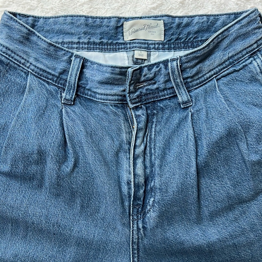 High rise wide leg cargo jeans